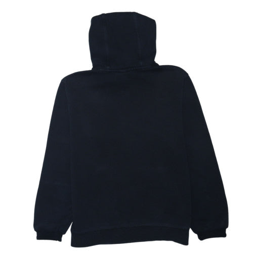 Nike Women Black Hoodie M Cotton Blend Pullover Sweatshirt