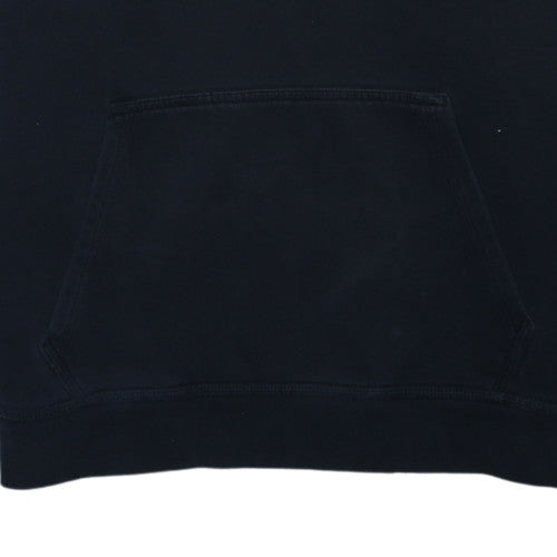 Nike Women Black Hoodie M Cotton Blend Pullover Sweatshirt