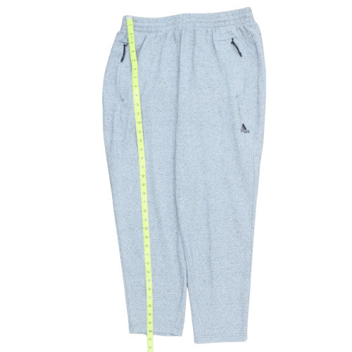 Adidas Men Grey 2XL Jogger Trousers Lightweight Sportswear