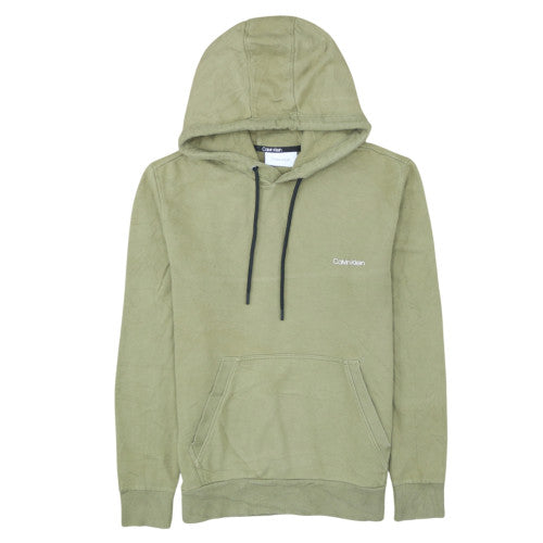 Calvin Klein Men's Green Pullover Hoodie Size M Regular Fit