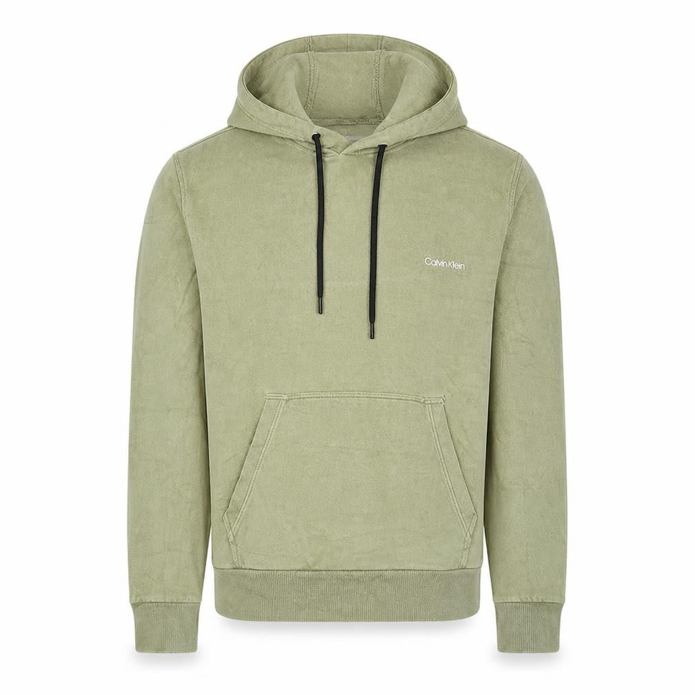 Calvin Klein Men's Green Pullover Hoodie Size M Regular Fit