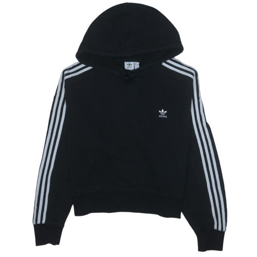 Adidas Women Black Size 16 Pullover Hoodie Sweatshirt