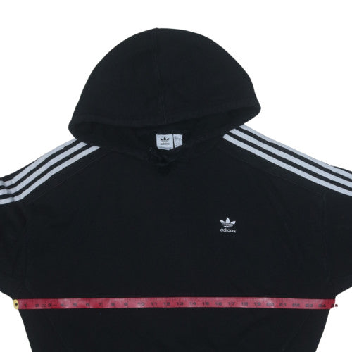 Adidas Women Black Size 16 Pullover Hoodie Sweatshirt