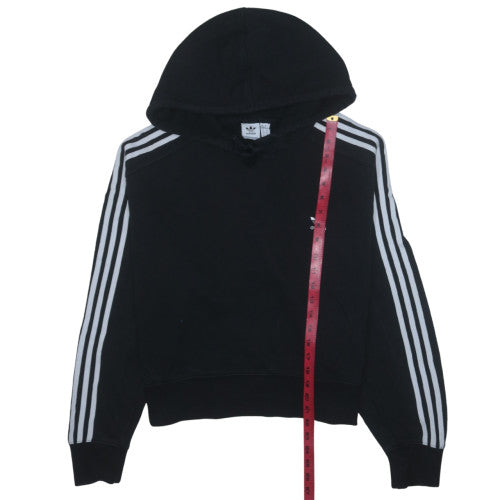 Adidas Women Black Size 16 Pullover Hoodie Sweatshirt