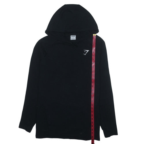 Gymshark Women Black XL Pullover Hoodie with Logo