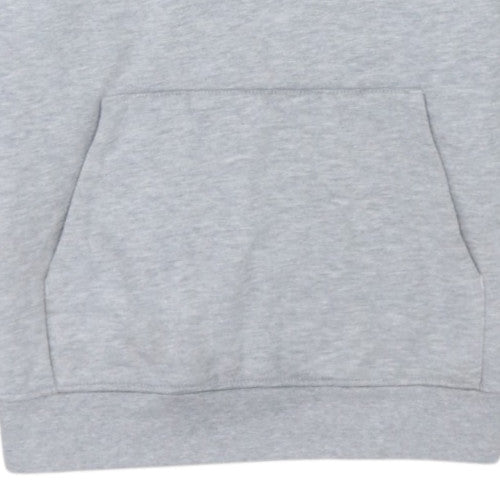 Lonsdale London Men's Grey Pullover Hoodie Size M Classic Logo Sweatshirt