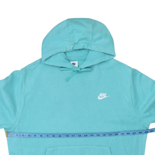 Nike Men's Blue Pullover Hoodie Size L Cotton Blend Classic Style