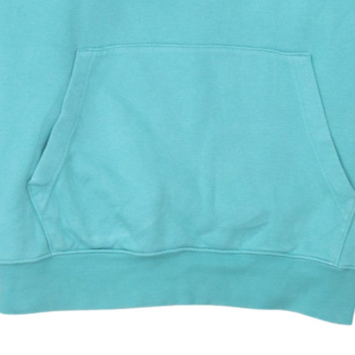 Nike Men's Blue Pullover Hoodie Size L Cotton Blend Classic Style