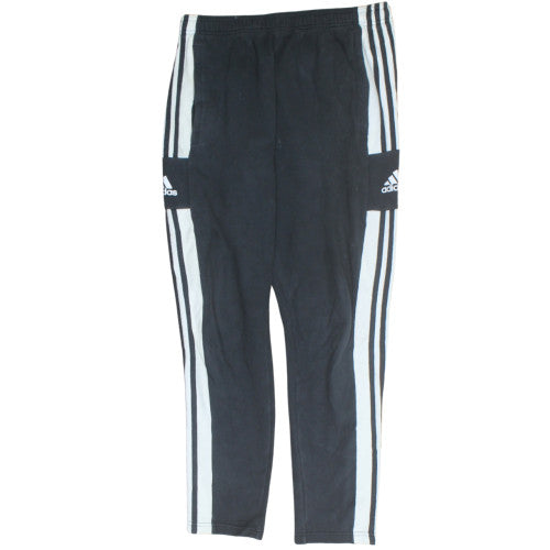 Adidas Men's Black Primegreen Jogger Trousers Size M Tapered Fit