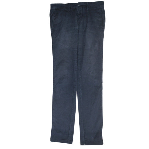 Carhartt WIP Men's Navy Chino Trousers Size 30x32 Cotton Blend