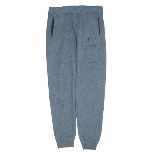 The North Face Men's Grey Fleece Jogger Trousers S Regular Fit