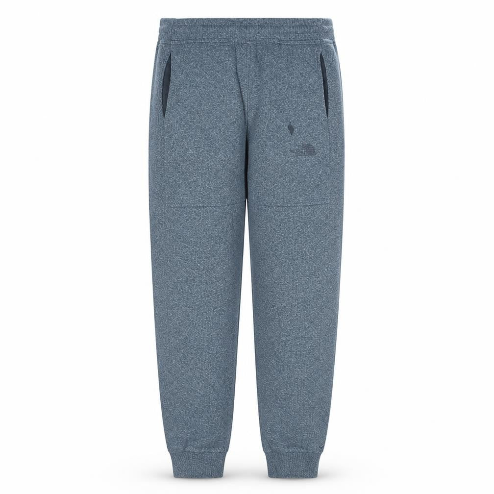 The North Face Men's Grey Fleece Jogger Trousers S Regular Fit