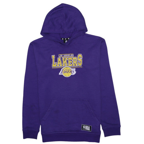 NBA Los Angeles Lakers Boys Purple Pullover Hoodie - Size 14 Years