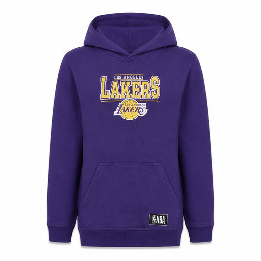 NBA Los Angeles Lakers Boys Purple Pullover Hoodie - Size 14 Years