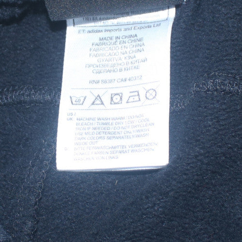 adidas Mens Black Jogger Trousers Size M Regular Fit Performance