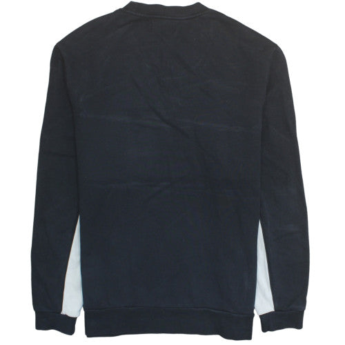 Fred Perry Men's Black Large Crew Neck Pullover Sweatshirt