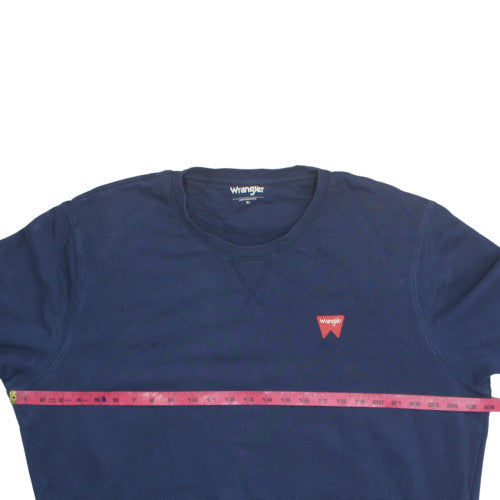 Wrangler Men's Blue XL Crew Neck Pullover Sweatshirt