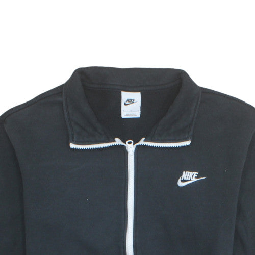 Nike Men's Black Half Zip Fleece Sweatshirt Size M