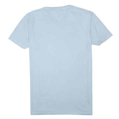 Tommy Hilfiger Denim Men's Light Blue Crew Neck Cotton T-Shirt L