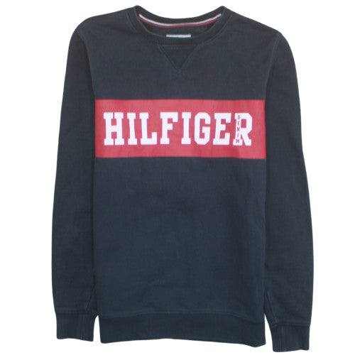 Tommy Hilfiger Men’s Blue Sweater S Crew Neck Pullover Sweatshirt