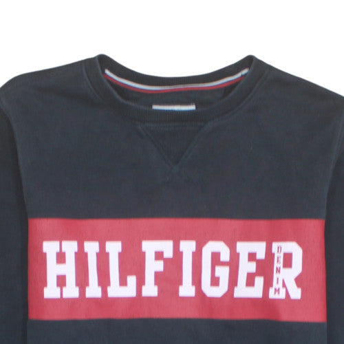 Tommy Hilfiger Men’s Blue Sweater S Crew Neck Pullover Sweatshirt