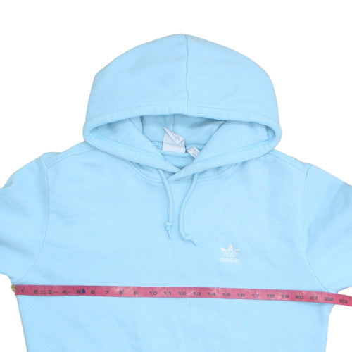 Adidas Men's Blue Pullover Hoodie L Long Sleeve Fleece Sweatshirt