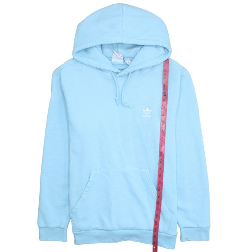 Adidas Men's Blue Pullover Hoodie L Long Sleeve Fleece Sweatshirt