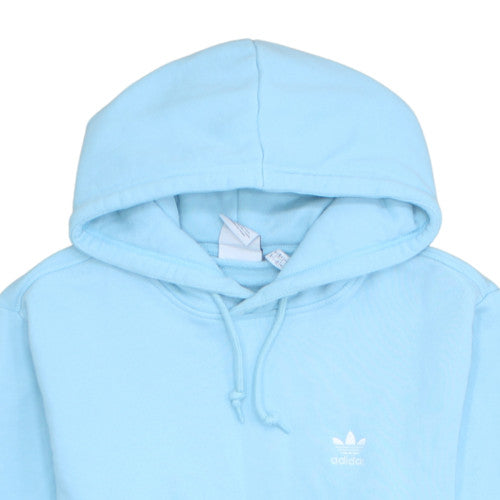 Adidas Men's Blue Pullover Hoodie L Long Sleeve Fleece Sweatshirt