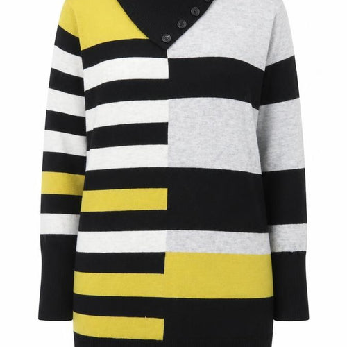 Roman Women’s Multicoloured Striped Knit Shift Dress Size 18