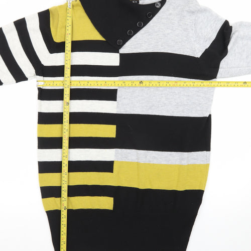 Roman Women’s Multicoloured Striped Knit Shift Dress Size 18