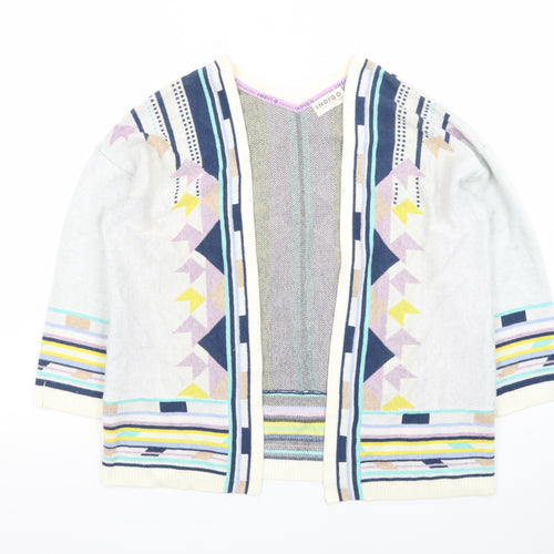 Marks and Spencer Womens Multicoloured Size 10 Aztec Knit Cardigan