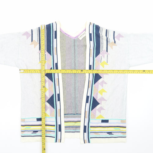 Marks and Spencer Womens Multicoloured Size 10 Aztec Knit Cardigan