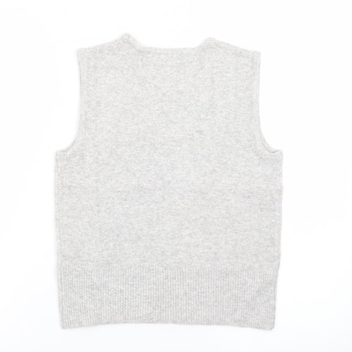 Marks and Spencer Womens Grey Knit Sleeveless Vest XS