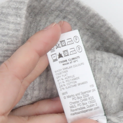 Marks and Spencer Womens Grey Knit Sleeveless Vest XS