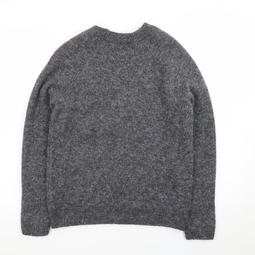 Marks and Spencer Women’s Grey Snowflake Knit Jumper XS