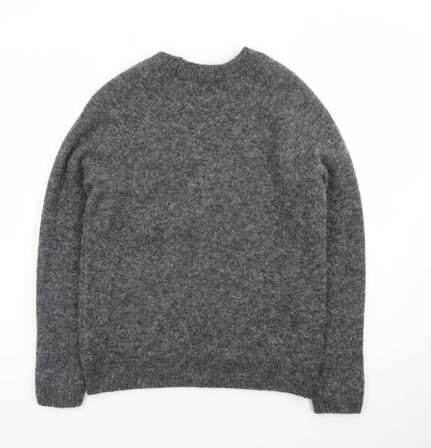 Marks and Spencer Women’s Grey Snowflake Knit Jumper XS