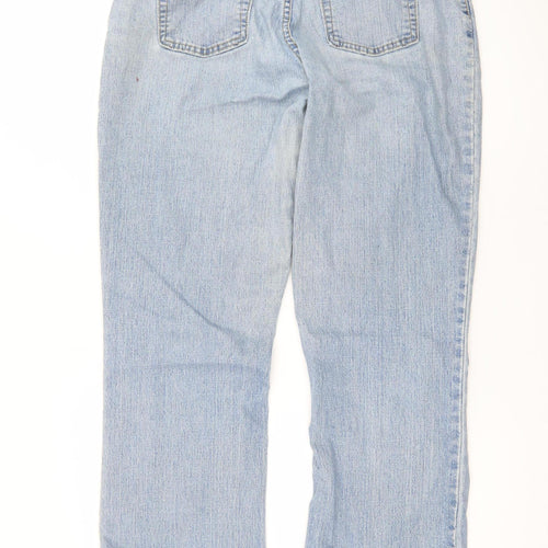 Levi Strauss Women Blue Bootcut Jeans Size 14 Stretch Denim