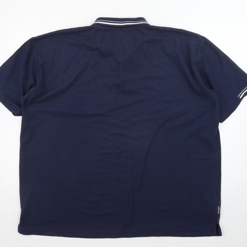 Slazenger Men’s Navy Blue 3XL Cotton Polo Shirt Classic Sports Style