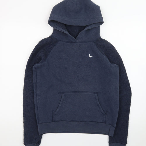 Jack Wills Womens Navy Blue Pullover Hoodie UK 6
