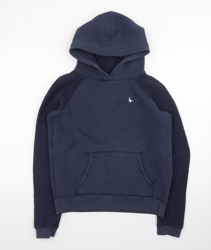 Jack Wills Womens Navy Blue Pullover Hoodie UK 6