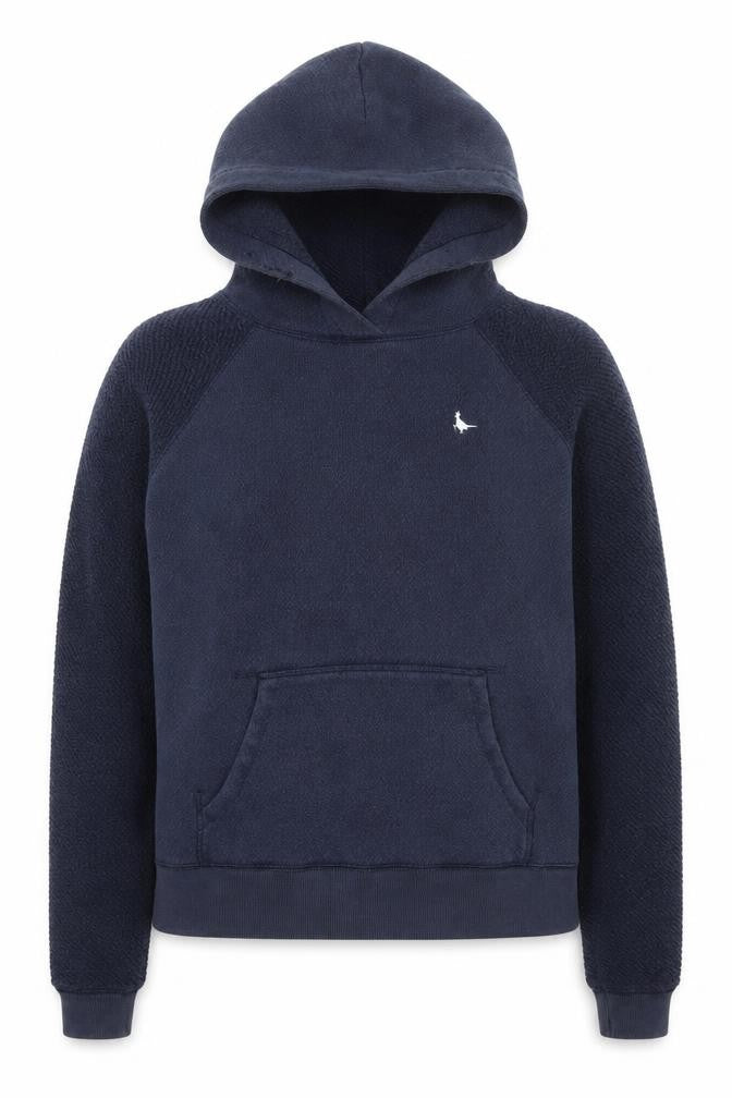 Jack Wills Womens Navy Blue Pullover Hoodie UK 6