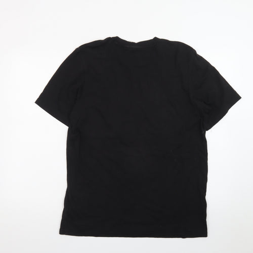 Adidas Women’s Black Classic Trefoil Logo T-Shirt Size M