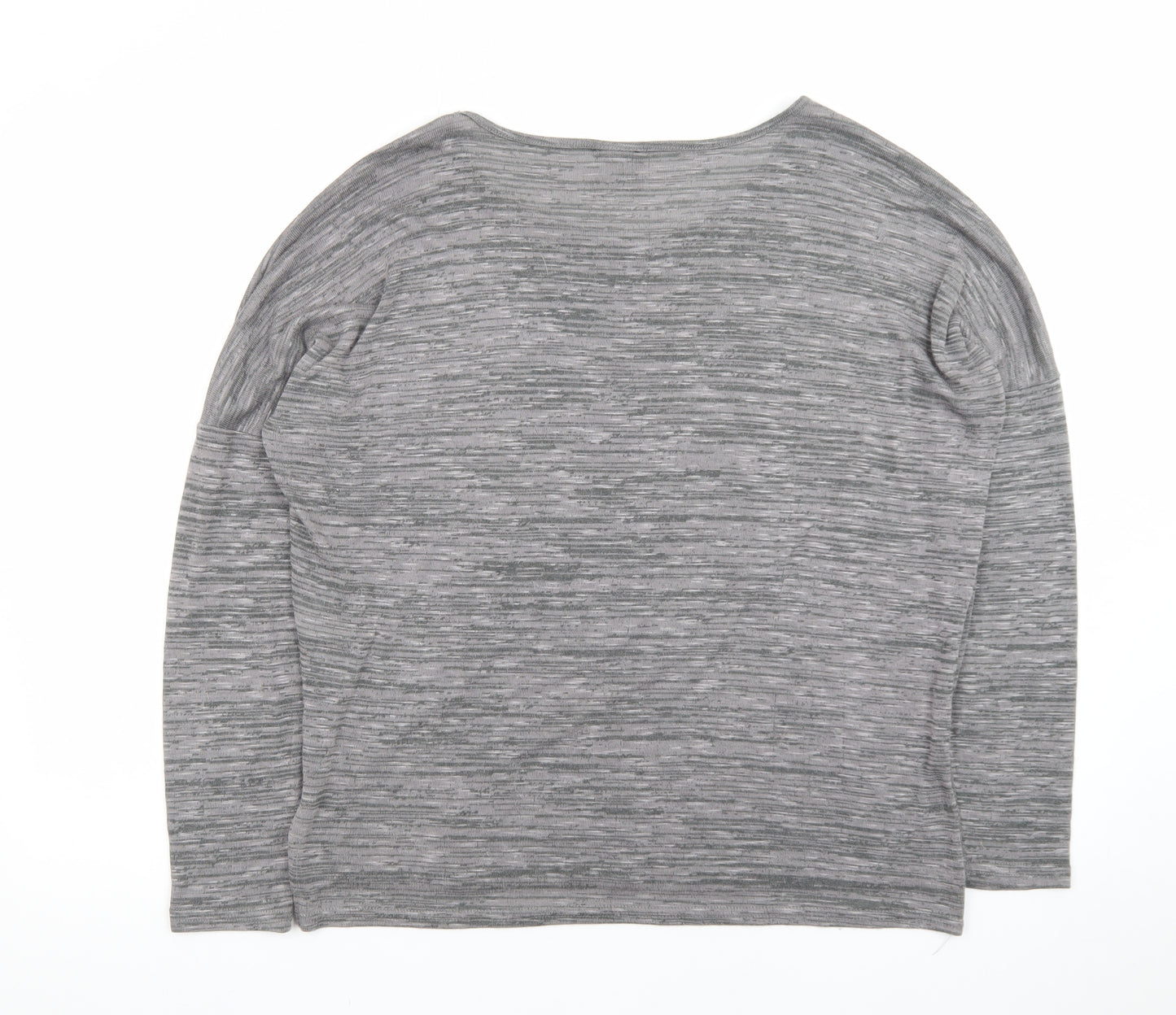 Vero Moda Women’s Grey Long Sleeve Jersey T-Shirt Size L
