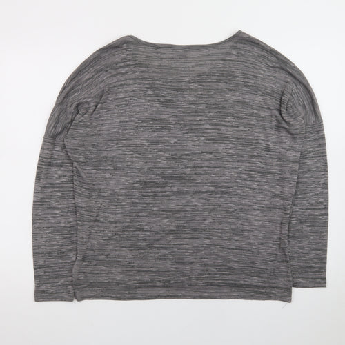Vero Moda Women’s Grey Long Sleeve Jersey T-Shirt Size L