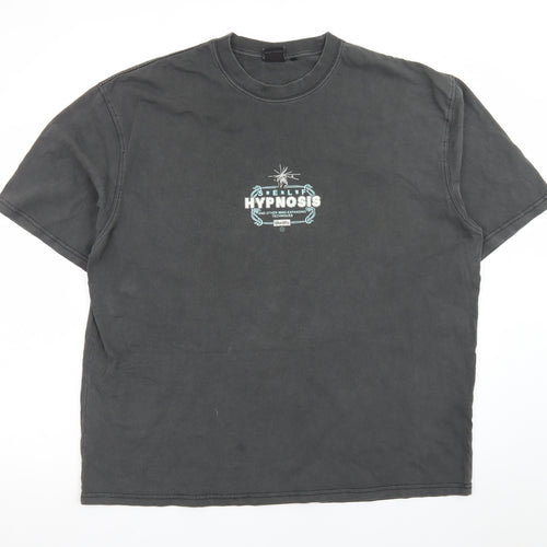 Thrills Men's Black Graphic Short Sleeve Cotton T-Shirt M
