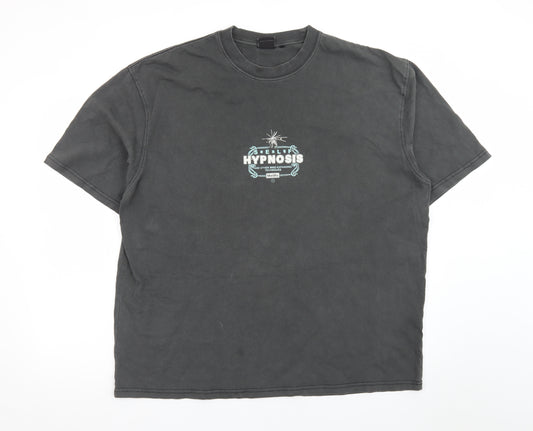 Thrills Men's Black Graphic Short Sleeve Cotton T-Shirt M