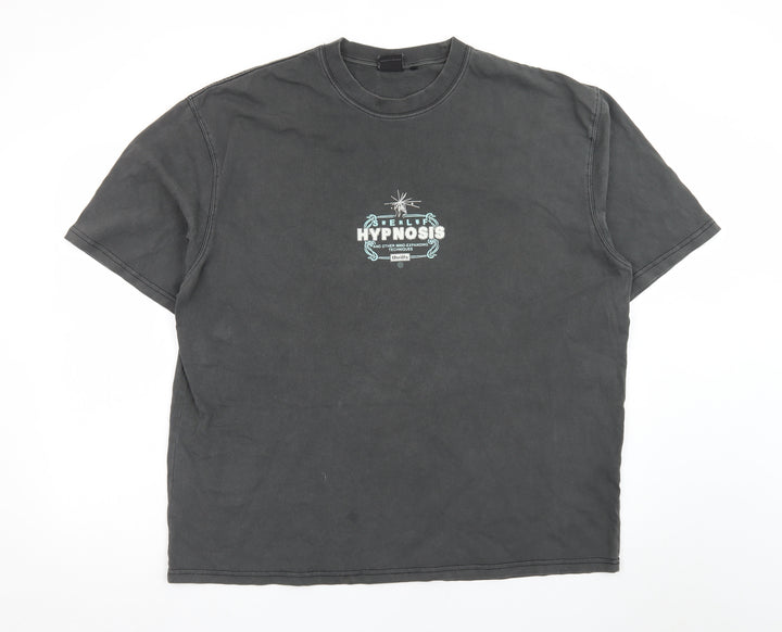 Thrills Men's Black Graphic Short Sleeve Cotton T-Shirt M