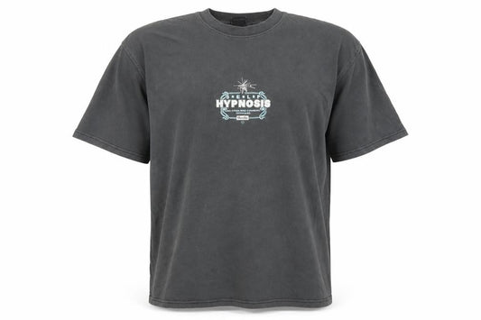 Front view of Thrills Men's Black Graphic Short Sleeve Cotton T-Shirt M