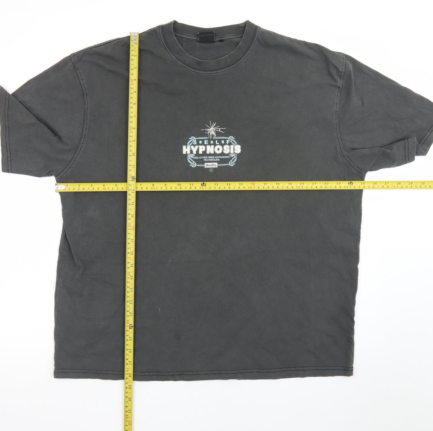 Thrills Men's Black Graphic Short Sleeve Cotton T-Shirt M