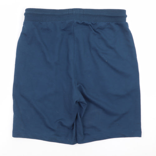 McKenzie Men's Blue L Sweat Shorts Jersey Cotton Blend